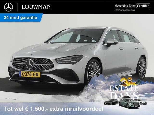 Mercedes-Benz CLA-KLASSE Shooting Brake 180 AMG Sportpakket | Keyless Go | Sfeerverlichting | Car Play | Stoelverwarming | Parkeerpakket met Camera | Inclusief 24 maanden Mercedes-Benz Certified garantie voor Europa.