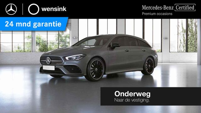 Mercedes-Benz CLA-KLASSE Shooting Brake 200 Business Solution AMG | Night | Widescreen | 19" multispaaks velgen |