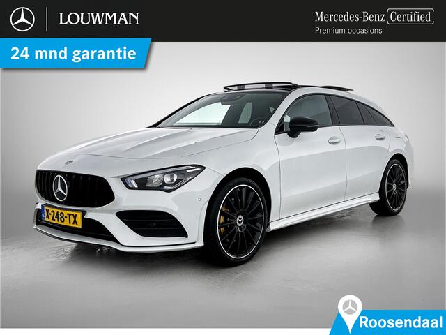 Mercedes-Benz CLA-KLASSE Shooting Brake 250 e AMG Nightpakket | Panoramadak | Sfeerverlichting | Augmented Reality | Dode Hoek Ass | Car Play | Inclusief 24 maanden Mercedes-Benz Certified garantie voor Europa.
