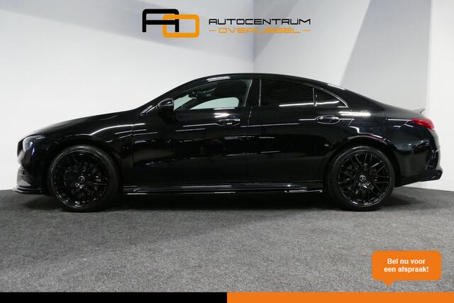 Mercedes-Benz CLA-KLASSE 250 e AMG Line / CLA45 AMG diffuser / Panamericana Grille / Elektr. verstelbare voorstoelen + memory / Multibeam LED / Ambienteverlichting / Apple Carplay - Android Auto / Stoelverwarming /Rondomzichtcamera / Grootlicht assistent / Keyless / Achteruitrijc