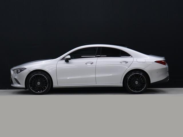 Mercedes-Benz CLA-KLASSE 250 e AMG Sport [SCHUIFKANTELDAK, APPLE CARPLAY, ANDROID, VOL LEDER, STOELVERWARMING, CAMERA, PDC 360, CRUISE, CLIMATE, NIEUWSTAAT]