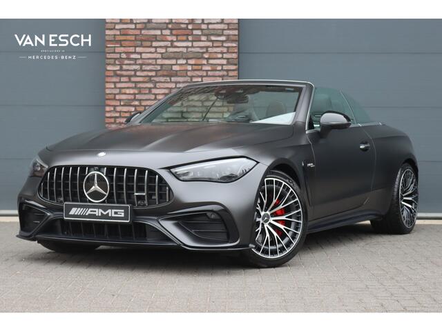 Mercedes-Benz CLE Cabriolet AMG 53 4MATIC+ Premium+ | Carbon | AMG Drivers Package | Distronic+ | Contourstoelen | Standkachel | Stoelventilatie | HUD | Performance-stoelen | Airscarf | Trekhaak | Verwarmd Stuurwiel |