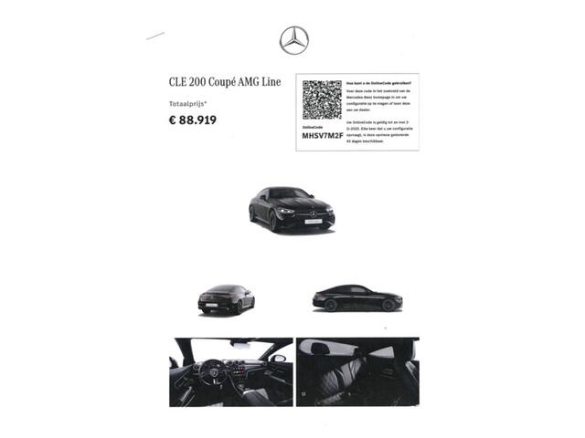 Mercedes-Benz CLE Coupé CLE 200 AMG Line | Nappaleder | Burmester | Pano | NL-auto