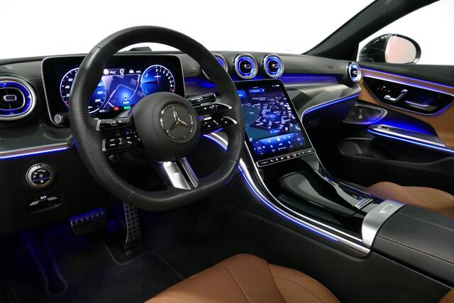 Mercedes-Benz CLE Coupé 300 e AMG Line / Maxton Design Bodykit V.2 / Panoramadak / Elektr. verstelbare voorstoelen + memory / Burmester Surround Sound / Digital Light / Trekhaak (zwenkbaar) / Rondomzichtcamera / Ambienteverlichting / Apple Carplay - Android Auto / Stuurwiel- & s