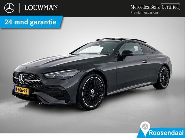 Mercedes-Benz CLE Coupé 200 AMG Nightpakket | Panoramadak | Burmester® | Head-up | Alarm | Memory | 360° Camera | Dode Hoek Ass | Inclusief 24 maanden Mercedes-Benz Certified garantie voor Europa.