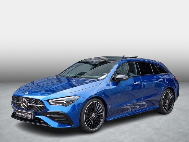 Mercedes-Benz Cla Shooting Brake 180 Star Edition AMG | Panoramadak | Nightpakket | Dodehoekassistent | Apple CarPlay | Android Auto | Sfeerverlichting | Stoelverwarming | Achteruitrijcamera | Elektrisch inklapbare buitenspiegels