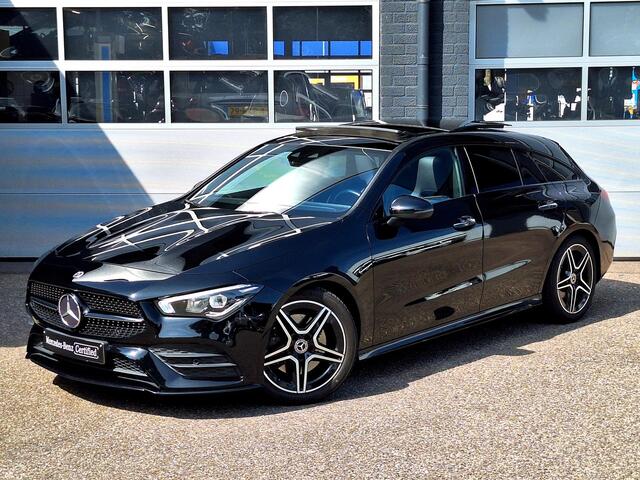 Mercedes-Benz Cla Shooting Brake 200 Business Solution AMG | Panoramadak | Night Pakket | Achteruitrijcamera | Sfeerverlichting | Stoelverwarming | Widescreen | Advanced Sound System | Keyless-GO | Elektrische achterklep