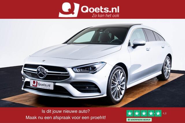 Mercedes-Benz Cla Shooting Brake 250 e AMG Line Panoramadak - Trekhaak - Sfeerverlichting - Memorystoelen - Stoelverwarming - Dodehoekassistent - Camera - 19 inch - Lederpakket