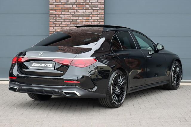 Mercedes-Benz E-KLASSE 220 d AMG Line Premium+ | Hyperscreen | Distronic+ | Achterasbesturing | Luchtvering | Memory | Soft-Close | 3D-Display | Stoelventilatie | Burmester | HUD | Surround Camera |