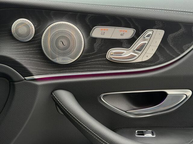 Mercedes-Benz E-KLASSE Cabrio 200 AMG Line / Burmester / Matrix / Nekverwarming / elektr. Stoelen + Memory / 360 Cam / BENZ Parfumering / Dashcam /