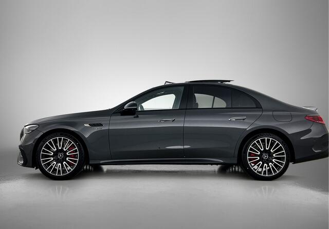 Mercedes-Benz E-KLASSE AMG 53 4MATIC+ Night Edition | Premium Plus pakket | Rijassistentiepakket Plus | AMG DYNAMIC PLUS pakket | Winterpakket | MBUX Superscreen | 20 inch AMG velgen | 360° camera | Burmester® 4D sound system | Stoelventilatie voor | Head-up display |