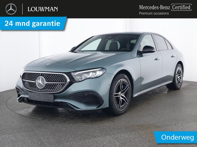 Mercedes-Benz E-KLASSE 300 e AMG Plug-In Hybride AMG Line | Night Pakket | Distronic | Dodehoekassistent | AC en DC Laden | Stuur en Stoelverwarming. Inclusief 24 maanden MB Certified garantie voor Europa.