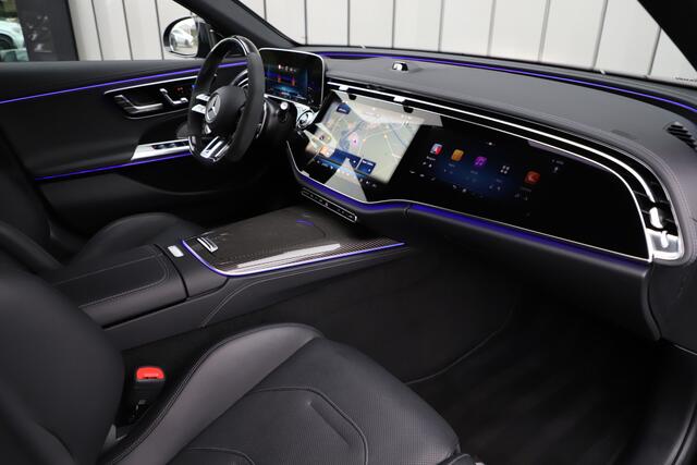 Mercedes-Benz E-KLASSE AMG 53 4MATIC+ | 612PK | Achterasbesturing | Hyperscreen | Carbon | Head-up | Adapt. onderstel | Burmester 4D | Keyless-go | Digital-light | 2024.