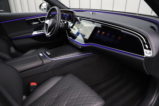 Mercedes-Benz E-KLASSE 300e Exclusive Line | 313PK | Hyperscreen | Massage | Achterasbesturing | Luchtvering | Head-up | Burmester 4D | Digital-light | 2023.