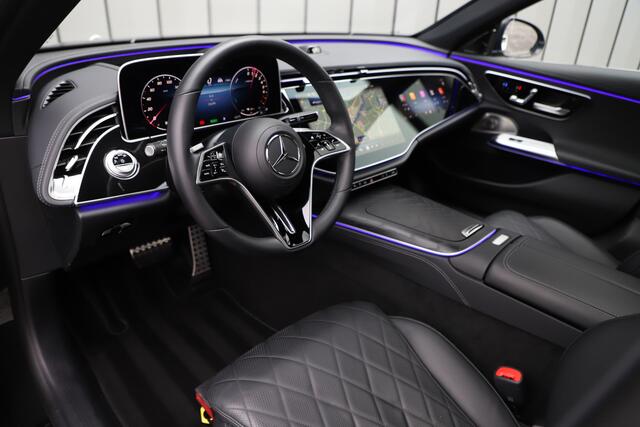 Mercedes-Benz E-KLASSE 300e Exclusive Line | 313PK | Hyperscreen | Massage | Achterasbesturing | Luchtvering | Head-up | Burmester 4D | Digital-light | 2023.