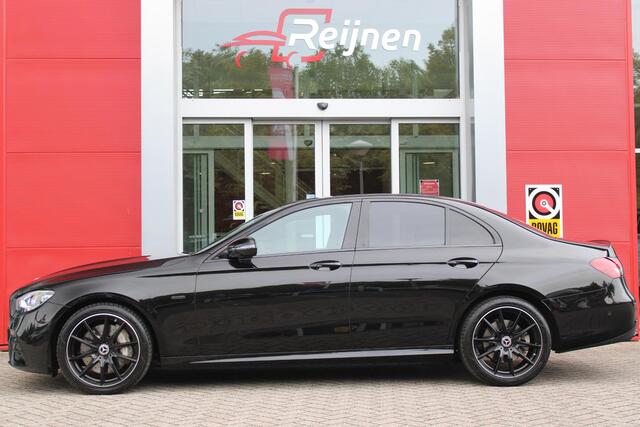 Mercedes-Benz E-KLASSE 300e 320PK BUSINESS SOLUTION AMG NIGHT EDITION | MULTISPAAKS AMG VELGEN | 360° CAMERA | | TREKHAAK | MULTIBEAM MATRIX LED KOPLAMPEN | LED ACHTERLICHTEN | ELEKTRISCH VERSTELBARE VOORSTOELEN MET GEHEUGEN FUNCTIE | ALCANTARA / KUNSTLEDEREN BEKLEDING | VOORS