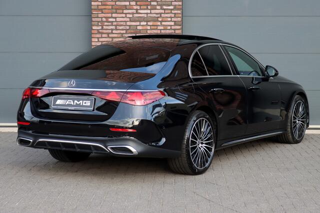 Mercedes-Benz E-KLASSE 450 d 4MATIC AMG Line | Hyperscreen | Luchtvering | Achterasbesturing | Standkachel | Nappa Leder | Stoelventilatie | Trekhaak | Distronic+ | HUD | Massage | 3D-Display |