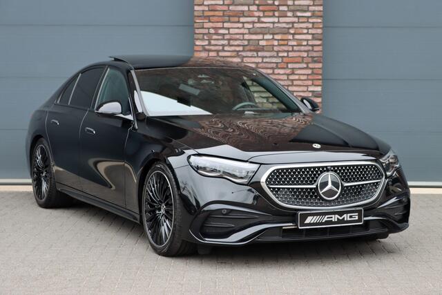 Mercedes-Benz E-KLASSE 220 d AMG Line Premium+ | Hyperscreen | Luchtvering | Achterasbesturing | Distronic | Soft-Close | Burmester | Panoramadak | Surround Camera | HUD | Verwarmd Stuurwiel | 3D-Display |