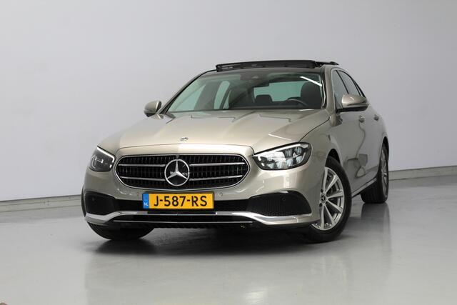 Mercedes-Benz E-KLASSE 200 Business Solution Avantgarde 198PK, RIJKLAAR | PANORAMADAK | SFEERVERLICHTING | DEELS LEER | STANDKACHEL
