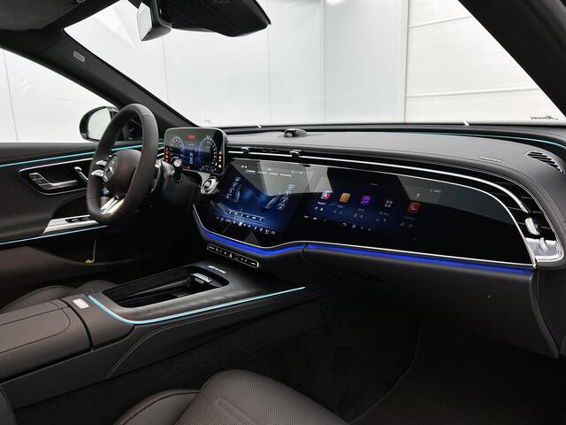 Mercedes-Benz E-KLASSE AMG 53 4MATIC+ Night Edition | Premium Plus | AMG Nightpakket ll | Winterpakket | AMG DYNAMIC PLUS pakket | Rijassistentiepakket Plus | USB-pakket Plus | Panoramaschuifdak | 360° camera | Burmester® 4D surround sound system | Remklauwen rood |