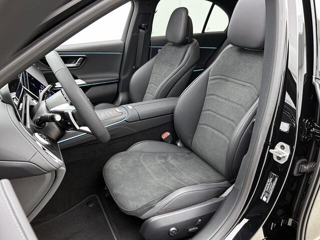 Mercedes-Benz E-KLASSE 300 e Business Solution AMG | Comfortpakket Plus | Parkeerpakket met 360°-camera | Nightpakket | Winterpakket | Trekhaak | GUARD 360° | Panoramaschuifdak | Warmtewerend, donkergetint glas | Middenconsole in zwart essenhout | 19-inch vijfspaaks AMG velgen 