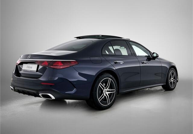 Mercedes-Benz E-KLASSE 300 e Business Solution AMG | Comfortpakket Plus | Winterpakket | Nightpakket | Parkeerpakket met 360°-camera | Trekhaak | Panoramaschuifdak | GUARD 360° | Sierelementen in zwart essenhout |