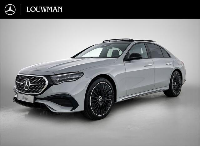 Mercedes-Benz E-KLASSE 300 e Business Solution AMG | Premium pakket | Winterpakket | Nightpakket | Leder pakket | Trekhaak | Panoramaschuifdak | 20-inch multi-spaak AMG velgen | 360° camera | Burmester® 4D surround sound system |
