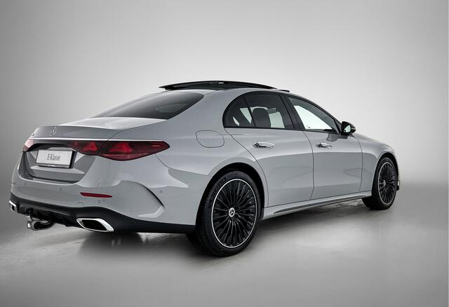 Mercedes-Benz E-KLASSE 300 e Business Solution AMG | Premium pakket | Winterpakket | Nightpakket | Leder pakket | Trekhaak | Panoramaschuifdak | 20-inch multi-spaak AMG velgen | 360° camera | Burmester® 4D surround sound system |