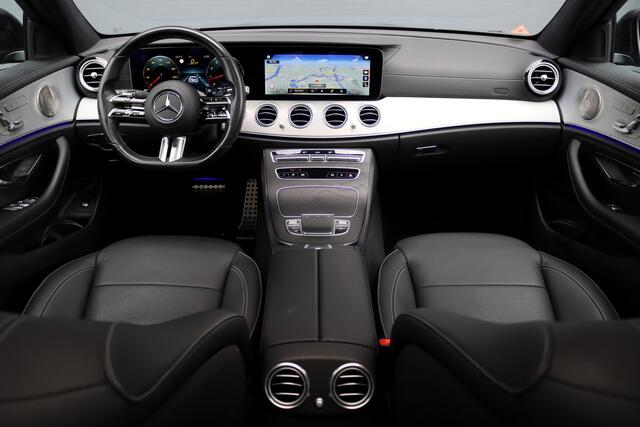 Mercedes-Benz E-estate 200 AMG Line Premium+ Aut9 | Panoramadak | Burmester | Memory | Trekhaak | Leder | Surround Camera | Keyless Go | Nightpakket |
