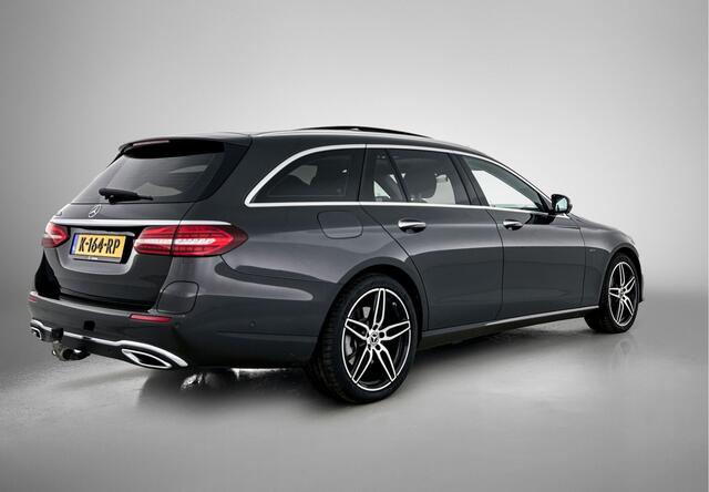 Mercedes-Benz E-estate 300 e Business Solution AMG | Panoramadak | Wide screen | Navigatie | Elect. bedinebare voor stoelen met geheugen | Parking support met camera achter | Inclusief 24 maanden Mercedes-Benz Certified garantie voor Europa.