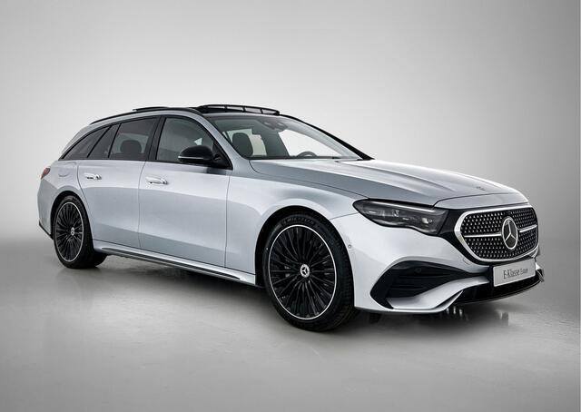 Mercedes-Benz E-estate 300 e Sport Edition | Nightpakket | Premiumpakket | Trekhaak | Rijassistentiepakket Plus | Lederen bekleding | Stoelventilatie/- verwarming voor | 20 inch multispaaks zwart |