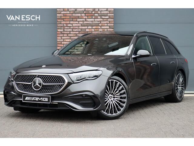 Mercedes-Benz E-estate 300 e AMG Line | Hyperscreen | Distronic+ | Panoramadak | Memory | Stoelventilatie | Burmester | HUD | Digital Light | Trekhaak | Augemented Reality |