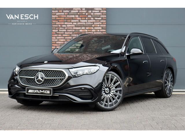 Mercedes-Benz E-estate 200 AMG Line Aut9 | Distronic | Trekhaak | Verwarmd Stuurwiel | Camera | Keyless Go | High Perf. LED | Zitcomfortpakket | Nightpakket |