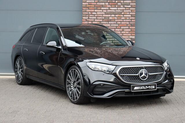Mercedes-Benz E-estate 200 AMG Line Aut9 | Distronic | Trekhaak | Verwarmd Stuurwiel | Camera | Keyless Go | High Perf. LED | Zitcomfortpakket | Nightpakket |