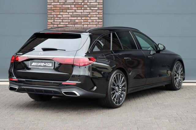 Mercedes-Benz E-estate 200 AMG Line Aut9 | Distronic | Trekhaak | Verwarmd Stuurwiel | Camera | Keyless Go | High Perf. LED | Zitcomfortpakket | Nightpakket |