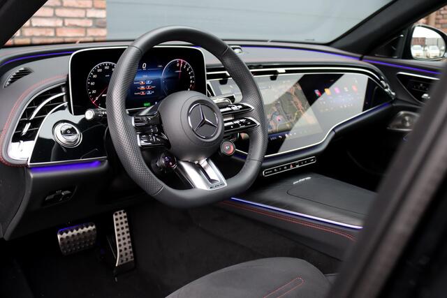 Mercedes-Benz E-estate AMG 53 4MATIC+ | 585pk | MBUX Hyperscreen | Achterasbesturing | Distronic | Memory | Burmester | Digital Light | Trekhaak | Surround Camera | AMG-Nightpakket | Augmented Reality |