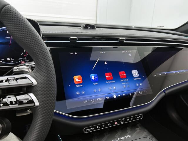 Mercedes-Benz E-estate AMG 53 4MATIC+ Night Edition | AMG DYNAMIC PLUS pakket | Multicontourstoelen voor | Trekhaak | Rijassistentiepakket Plus | 21 inch AMG velgen | Premium Plus pakket | Stoelverwarming achter | AIR BALANCE pakket | Warmtecomfort pakket |