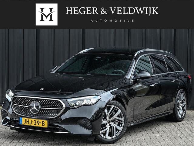 Mercedes-Benz E-estate 300 e Exclusive Line · Panoramadak · Ambiance interieur · Burmester 4D Sound · Stoelverwarming · Camera · Trekhaak · Distronic