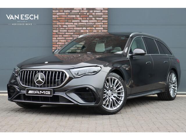 Mercedes-Benz E-estate AMG 53 4MATIC+ Premium+ | Hyperscreen | Achterasbesturing | Distronic | Zonweringspakket | Trekhaak | Verwarmd Stuurwiel | HUD | Burmester | 3D-Display |