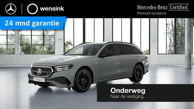 Mercedes-Benz E-estate 300 e AMG Line | Luchtvering | Panoramadak | Burmester 4D | 20 inch | Trekhaak | Night pakket |