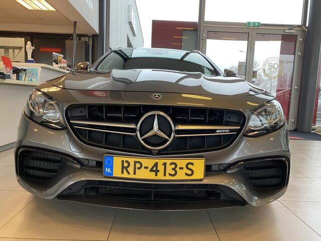 Mercedes-Benz E-estate AMG 63 S 4MATIC Premium Plus, 612pk, NL Auto, Burmester, Panoramadak, Leder, Stoelverwarming/ventilatie/massage, Carbon Pakket, Navigatie, 360 Camera, Sfeerverlichting, Head Up, DAB, 20" Lmv