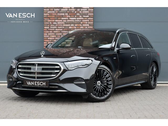 Mercedes-Benz E-estate 300 e Exclusive Line Premium+ | Luchtvering | Hyperscreen | Distronic+ | Stoelventilatie | HUD | Zonnerollo's | 3D-Display | Digital Light | Trekhaak | Soft-Close | Burmester |