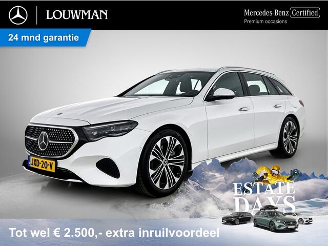 Mercedes-Benz E-estate 300 e Luxury Line Plug-In Hybride Trekhaak | Rijassistentiepakket plus | Parkeerpakket met 360°-camera | Distronic | Sfeerverlichting. Inclusief 24 maanden MB Certified garantie voor Europa.