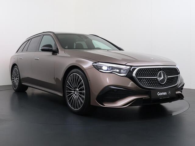 Mercedes-Benz E-estate 300 e Business Solution AMG | Night Pakket | Trekhaak | Panoramadak | 360° Camera | Augmented Reality voor Navigatie | DISTRONIC Afstandsassistent | Dodehoekassistent | Verkeersbordassistent | DIGITAL LIGHT | Elektrisch Verstelbare Stoelen + Memory | Stoe
