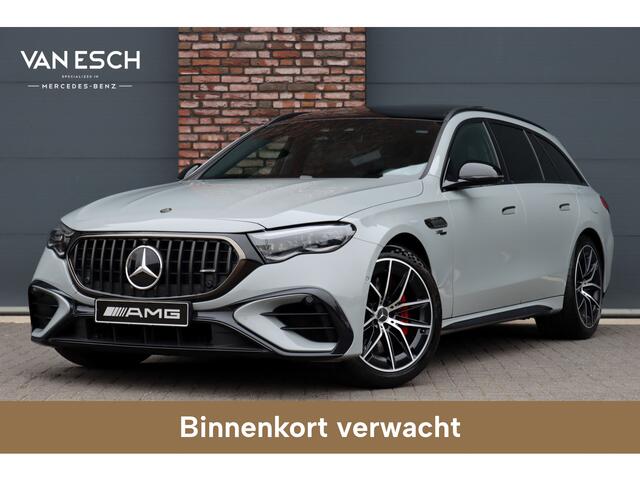 Mercedes-Benz E-estate AMG 53 4MATIC+ Premium+ | Hyperscreen | Achterasbesturing | Distronic+ | Stoelventilatie | Trekhaak | 3D-Display | Panoramadak | Digital Light | Burmester | HUD |