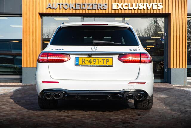 Mercedes-Benz E-estate 53 AMG 4MATIC Premium 360 Cam Panodak Burmester Ambient 360 Cam Leer Alcantara ACC Dode Hoek DAB+ E53