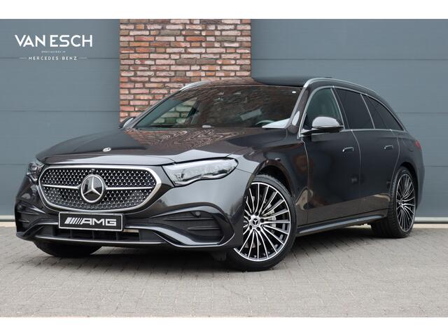 Mercedes-Benz E-estate 300 e AMG Line | Hyperscreen | Luchtvering | Distronic+ | Trekhaak | Burmester | HUD | Verwarmd Stuurwiel | Panoramadak | Digital Light | Achterbank Verwarmd |