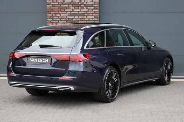 Mercedes-Benz E-estate 300 e Exclusive Line Premium | Hyperscreen | Luchtvering | Massage | Stoelventilatie | Burmester | Nappa Leder | Panoramadak | HUD | 3D-Display | Digital Light | Augmented Reality |