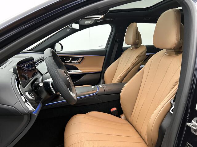 Mercedes-Benz E-estate 300 e Business Solution AMG | Winterpakket | Nightpakket | Comfortpakket Plus | Trekhaak | Panoramaschuifdak | Head-up display | Smartphone integratie |