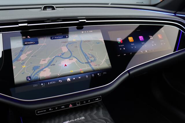 Mercedes-Benz E-estate AMG 53 4MATIC+ Premium | 585pk | Hyperscreen | Achterasbesturing | Distronic+ | Stoelventilatie | Trekhaak | Panoramadak | Digital Light | Burmester | HUD |